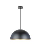 Round pendant lamps - Zuma Line Vela Pendant Lamp A8001XL-BK matte black - product 1