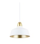 Industrial pendant lamps - Zuma Line Mensa Pendant Lamp A8063-WH White Matte - product 1