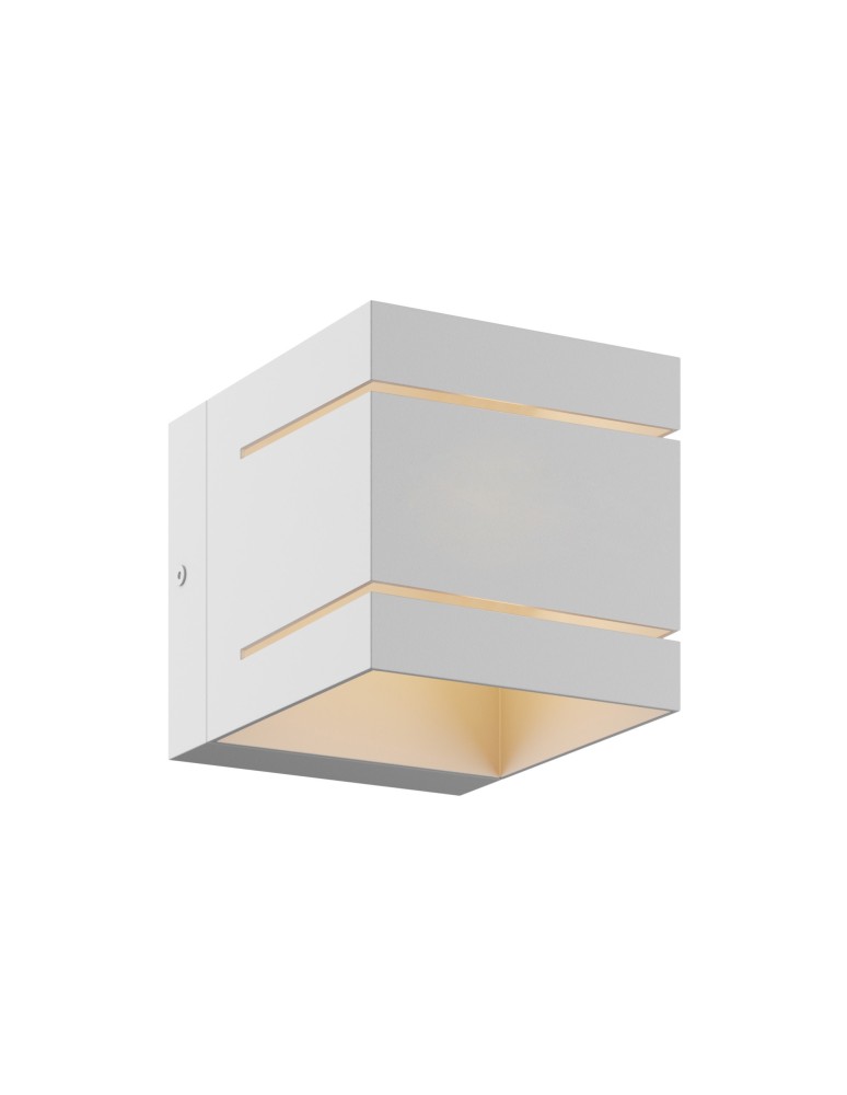 Square wall lamps - Zuma Line Transfer WL 2 Wall lamp White/White 91066-N - product kolory-swiatla.pl 1