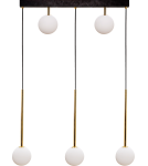 Pendant lamps on a strip - Zuma Line Ali Pendant Lamp 5641 black - product 1