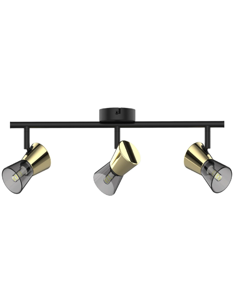 Spotlight ceiling lamps - Zuma Line Cento Ceiling Lamp TK220532-3BG matte black. - product kolory-swiatla.pl 1