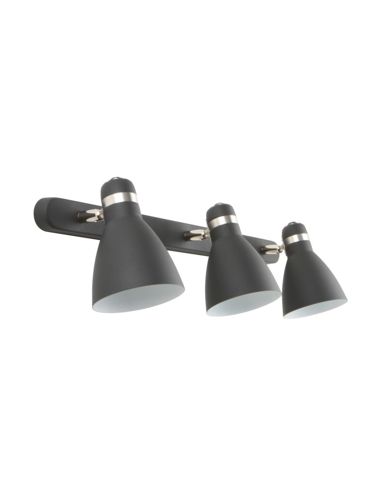 Triple wall lamps - Zuma Line Delta Wall lamp A6010-3A matte black - product kolory-swiatla.pl 1