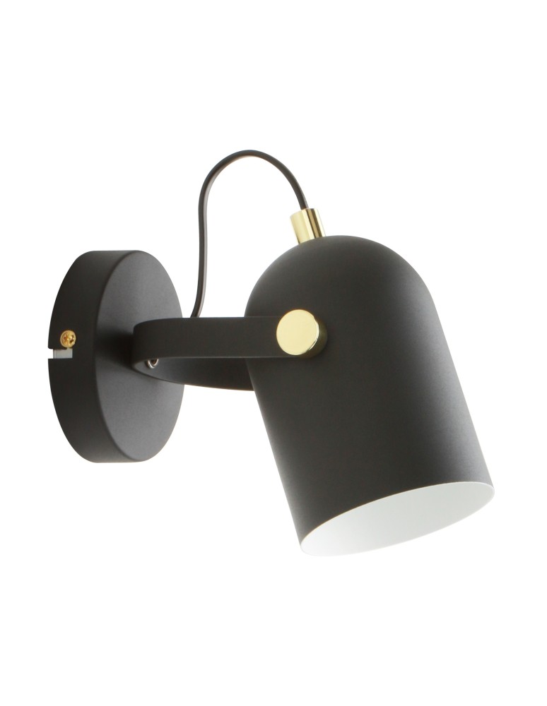 Adjustable wall lamps - Zuma Line Aries Wall lamp A6005-1 matte black - product kolory-swiatla.pl 1