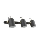 Triple wall lamps - Zuma Line Aries Wall lamp A6005-3A matte black - product 1