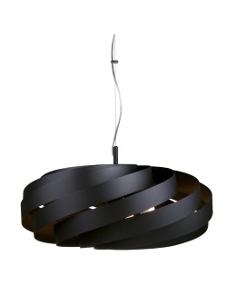 Zuma Line Lampa wisząca VENTO 60 cm czarna/black