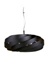 Zuma Line Lampa wisząca VENTO 60 cm czarna/black