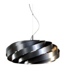Modern pendant lamps - Zuma Line VENTO 60 cm anthracite pendant lamp - product 1