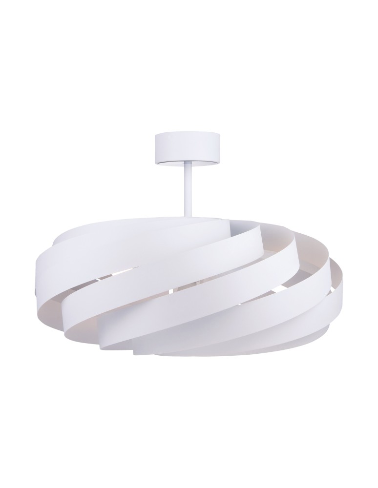 Modern ceiling lamps - Zuma Line VENTO 60 cm white/white ceiling lamp - product kolory-swiatla.pl 1