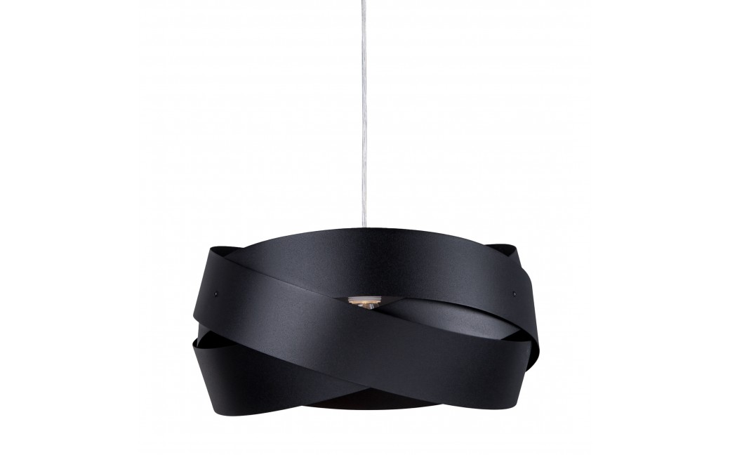 Zuma Line Lampa wisząca TORNADO 40 cm czarna/black 1114
