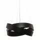 Zuma Line Lampa wisząca TORNADO 50 cm czarna/black 1118