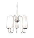 Chrome chandeliers - Zuma Line MAGNUM 5 chrome pendant lamp - product 1