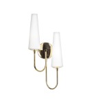 Gold wall lamps - Zuma Line Wall lamp MAGNUM 2 gold/gold - product 1