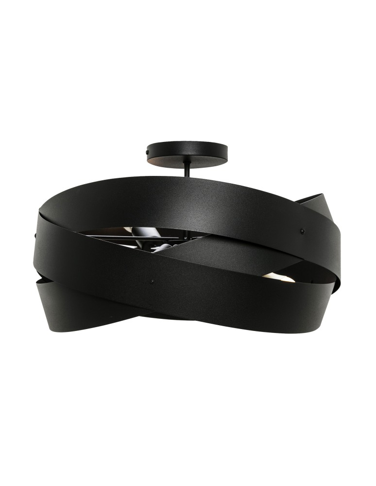 Black ceiling lamps - Zuma Line TORNADO 50 cm black/black ceiling lamp - product kolory-swiatla.pl 1