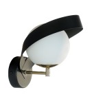 Wall lamps spheres - Zuma Line Wall lamp NELA black-gold /black-gold - product 1