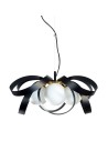 Zuma Line NELA FLAT 65 cm black-gold /black-gold pendant lamp