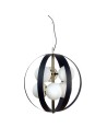 Zuma Line NELA 50 cm pendant lamp black-gold /black-gold