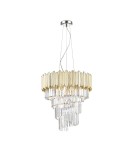 Glamour pendant lamps - Zuma Line Gladius pendant lamp P0535-06C-F4J7 gold. - product 2