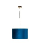 Pendant lamps with lampshade - Zuma Line Pendant Inga P06-Gd-Bl P06-GD-BL blue - product 1