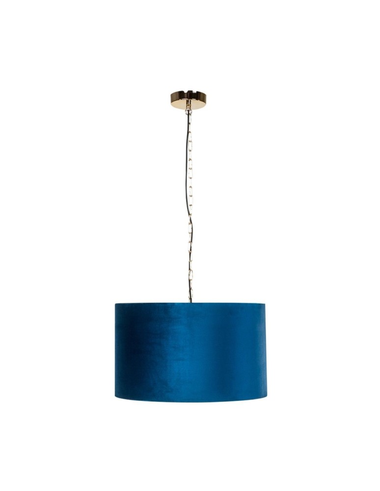 Pendant lamps with lampshade - Zuma Line Pendant Inga P06-Gd-Bl P06-GD-BL blue - product kolory-swiatla.pl 1