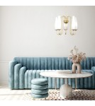 Gold chandeliers - Zuma Line MAGNUM 5 gold/gold pendant lamp - product 3