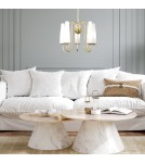 Gold chandeliers - Zuma Line MAGNUM 5 gold/gold pendant lamp - product 4