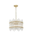 Glamour chandeliers - Zuma Line Alexandria Pendant Lamp P0556-06D-V7V7 gold. - product 2