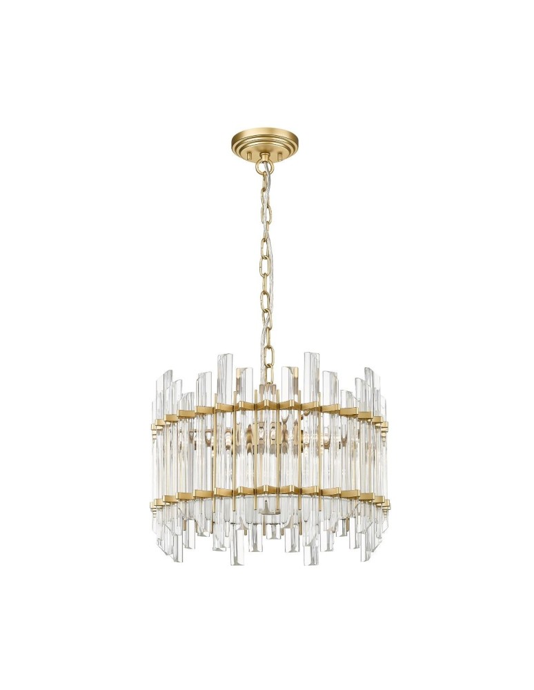Glamour chandeliers - Zuma Line Alexandria Pendant Lamp P0556-06D-V7V7 gold. - product kolory-swiatla.pl 2