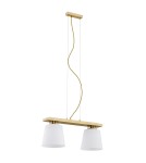 Double pendant lamps - Argon ARDEN 2 fl. pendant lamp 2x15W (max) opal matt gold 7151 - product 2