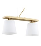Double pendant lamps - Argon ARDEN 2 fl. pendant lamp 2x15W (max) opal matt gold 7151 - product 3