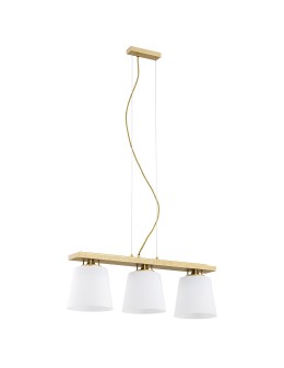 Argon ARDEN lampa wisząca 3 pł. 3x15W (max) opal mat złoty 6250 - produkt 2