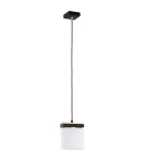 Single pendant lamps - Argon CANOA 1-fl. pendant lamp 1x15W (max) opal mat black 8276 - product 2