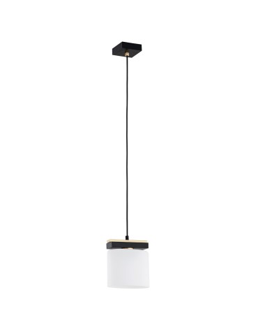 Argon CANOA lampa wisząca 1 pł. 1x15W (max) opal mat czarny 8276 - produkt 2