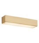 Gold wall lamps - Argon CARLSON wall lamp 1 pł. 1x15W (max) opal matt gold 8278 - product 1