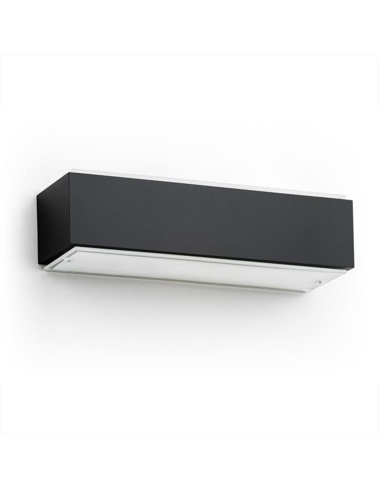 Modern wall lamps - Argon CARLSON wall lamp 2 fl. 2x15W (max) opal mat black 7182 - product kolory-swiatla.pl 2