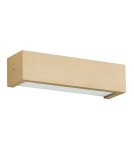 Gold wall lamps - Argon CASERTA wall lamp 1 pł., stripe vertical 1x15W (max) opal matt gold 8252 - product 2