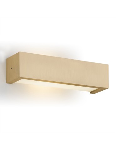 Argon CASERTA wall lamp 2 pł., stripe vertical 2x15W (max) opal matt gold 7169