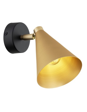Argon LUCINDA wall lamp / plafond 1 fl. 1x7W (max) gold black 8255