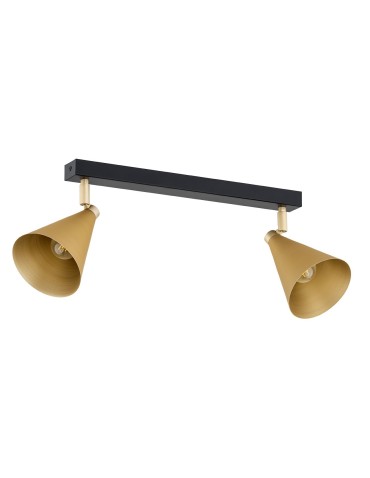 Argon LUCINDA 2 fl. plafond 2x7W (max) gold black 7149 - product 2