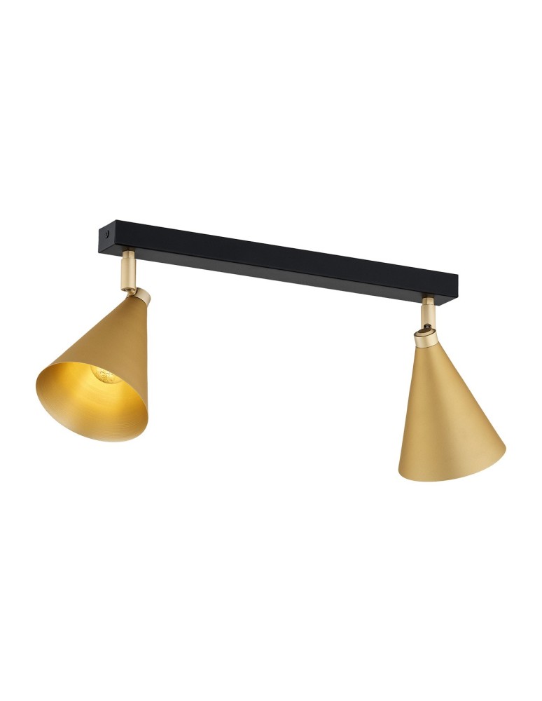 Spotlight ceiling lamps - Argon LUCINDA 2 fl. plafond 2x7W (max) gold black 7149 - product kolory-swiatla.pl 3