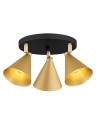 Argon LUCINDA plafond 3 fl. 3x7W (max) gold black 6246