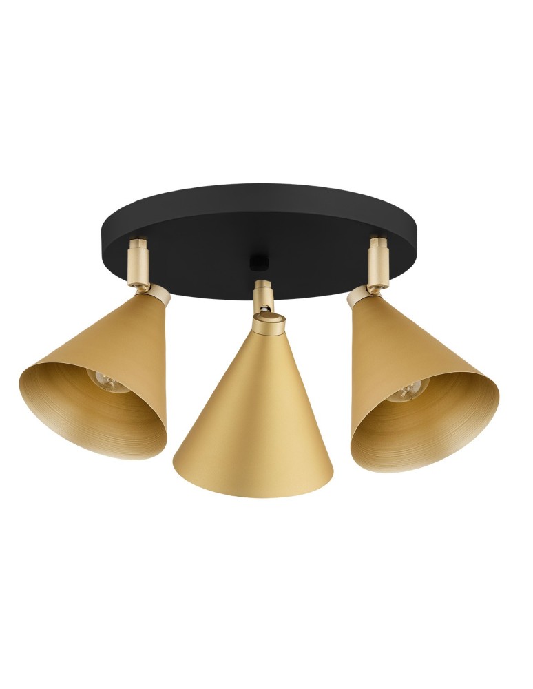 Spotlight ceiling lamps - Argon LUCINDA plafond 3 fl. 3x7W (max) gold black 6246 - product kolory-swiatla.pl 2