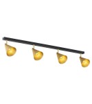 Spotlight ceiling lamps - Argon LUCINDA plafond 4 fl. 4x7W (max) gold black 1807 - product 1