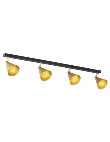 Argon LUCINDA plafond 4 fl. 4x7W (max) gold black 1807