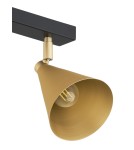 Spotlight ceiling lamps - Argon LUCINDA plafond 4 fl. 4x7W (max) gold black 1807 - product 4