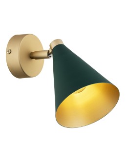 Argon LUCINDA kinkiet / plafon 1 pł. 1x7W (max) zielony złoty 8254