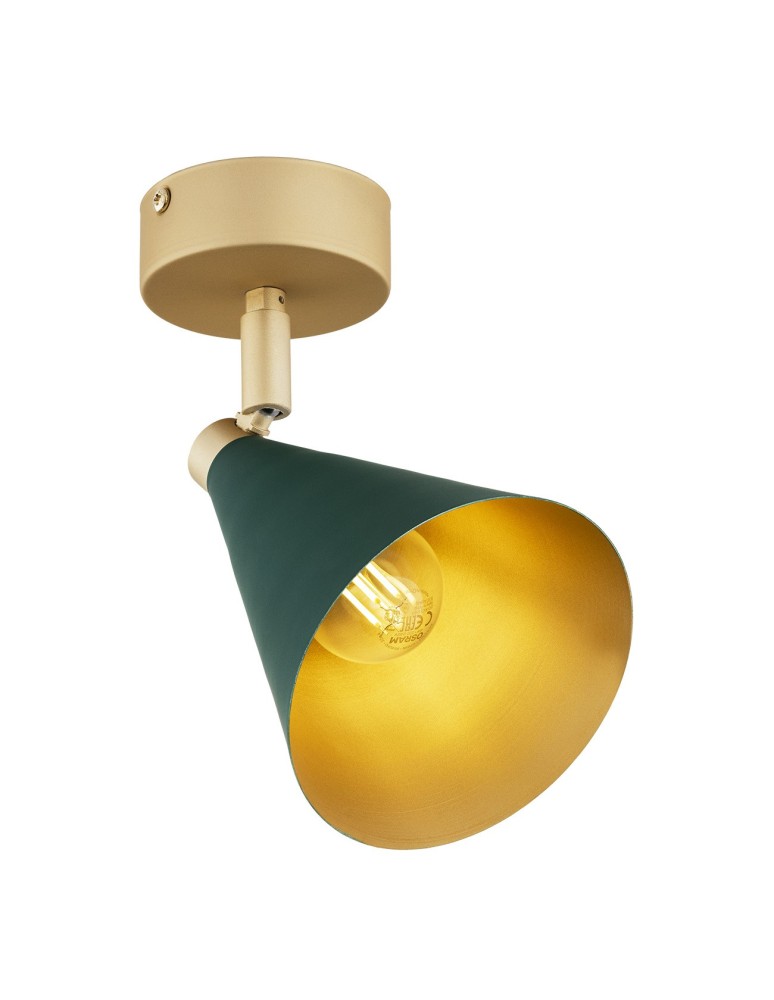 Green wall lamps - Argon LUCINDA wall lamp / plafond 1 fl. 1x7W (max) green gold 8254 - product kolory-swiatla.pl 3