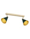Argon LUCINDA 2 fl. plafond 2x7W (max) green gold 7148