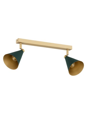 Argon LUCINDA 2 fl. plafond 2x7W (max) green gold 7148 - product 2