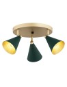 Argon LUCINDA plafond 3 fl. 3x7W (max) green gold 6245