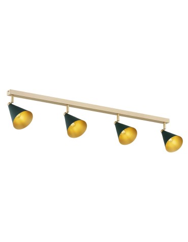 Argon LUCINDA plafond 4 fl. 4x7W (max) green gold 1806